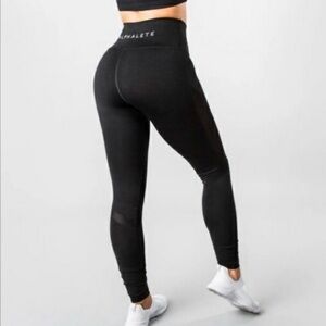 High-Waisted Black Leggings